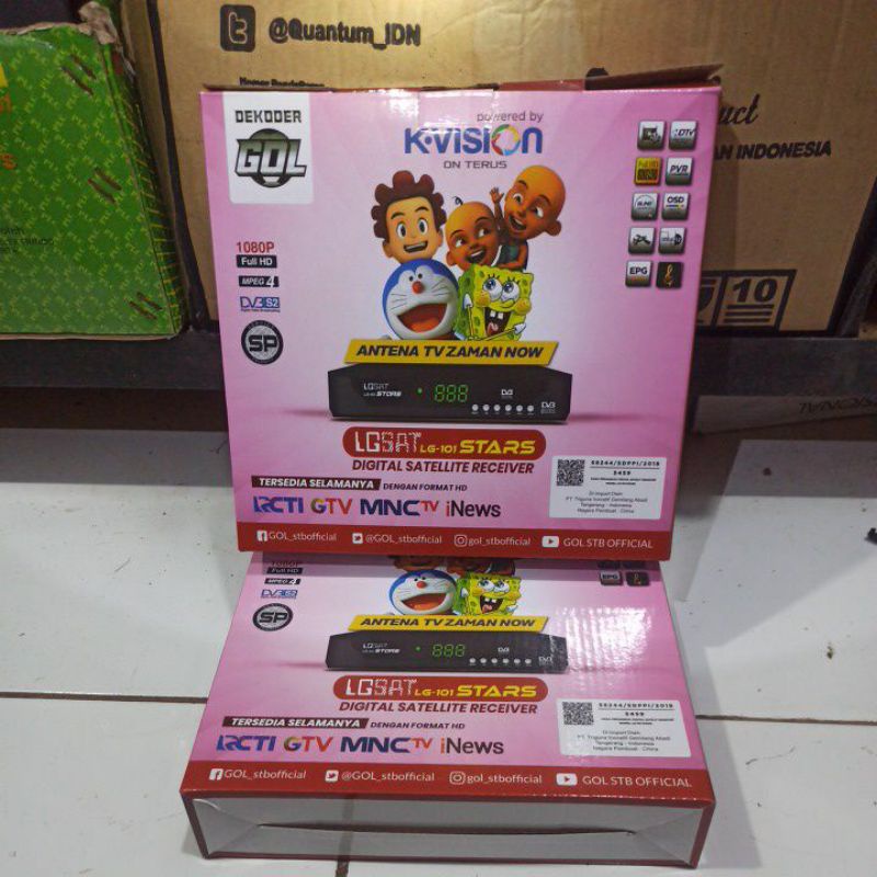 Jual KVISION LGSAT LG101 STARS DIGITAL SATELLITE RECEIVER Shopee