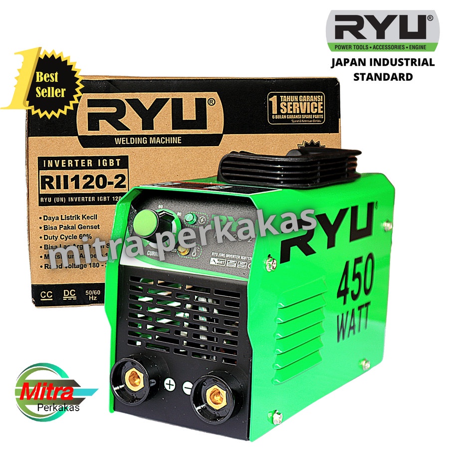 Jual Ryu 450 Watt Rii 120 2 Mesin Las Igbt 120a Trafo Las Inverter Shopee Indonesia 1376