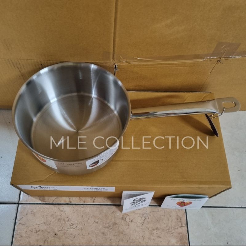 Jual Saucepan Bima Chefs Shallow Cm Panci Stainless Panci Induksi Shopee Indonesia