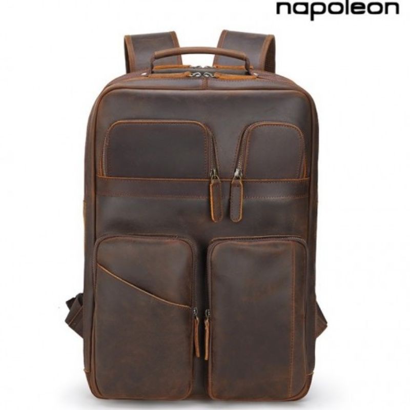 Jual Tas Ransel Backpack - Tas Punggung Pria Kulit Asli Crazy Horse ...