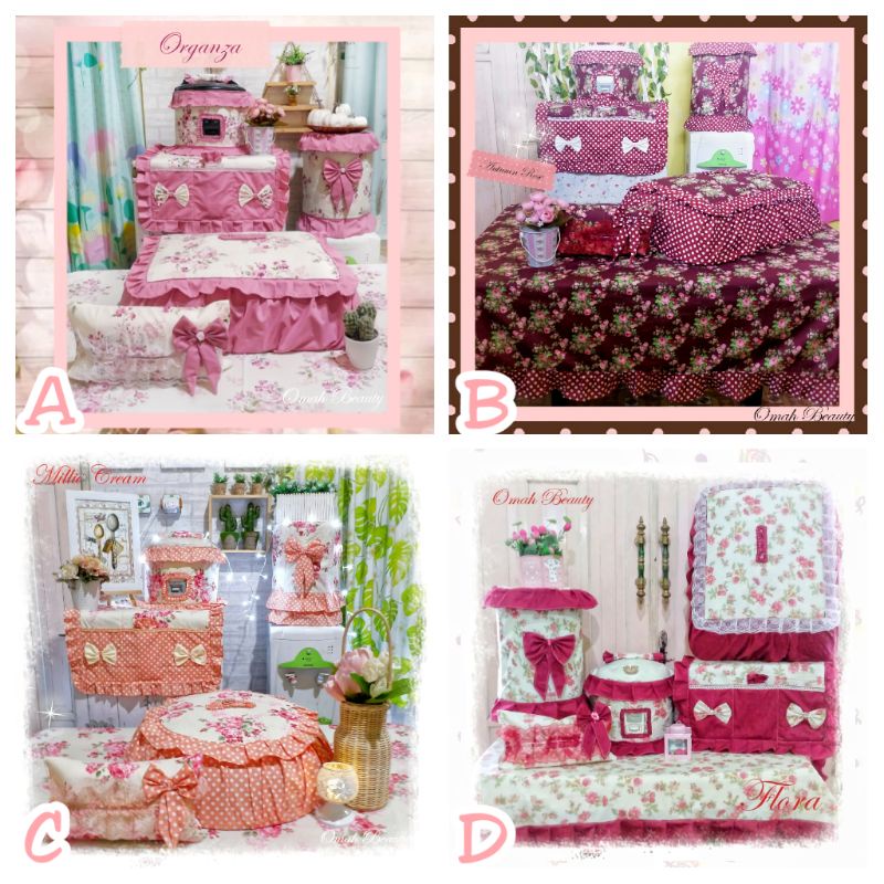 Jual PREORDER Home Kitchen Set Dapur Shabby Shabbychic Bunga Vintage ...