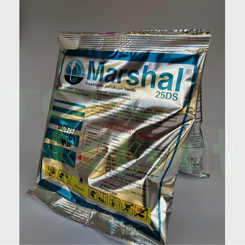 Jual Insektisida Perlakuan Benih Marshal 25 DS ( 25 gram ) | Shopee ...