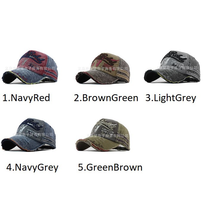 Jual Topi Baseball Black Rebel Dual Tone Color Denim Style 6 Varian ...