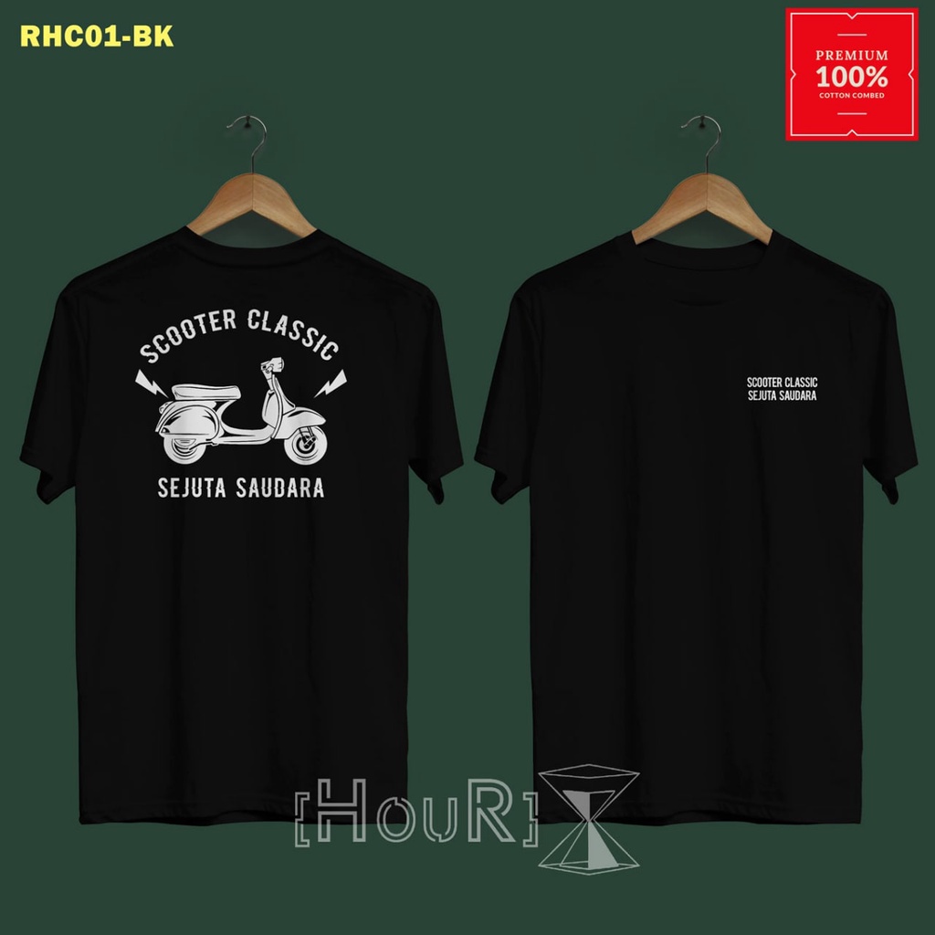 Jual BAJU KAOS MOTOR VESPA 
