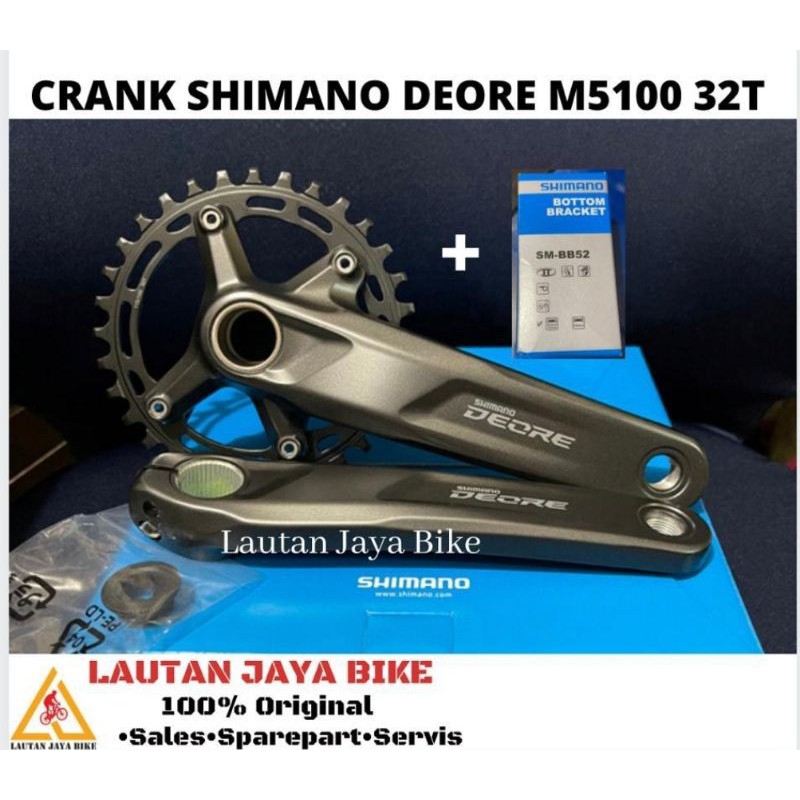 Crank deore cheap single speed