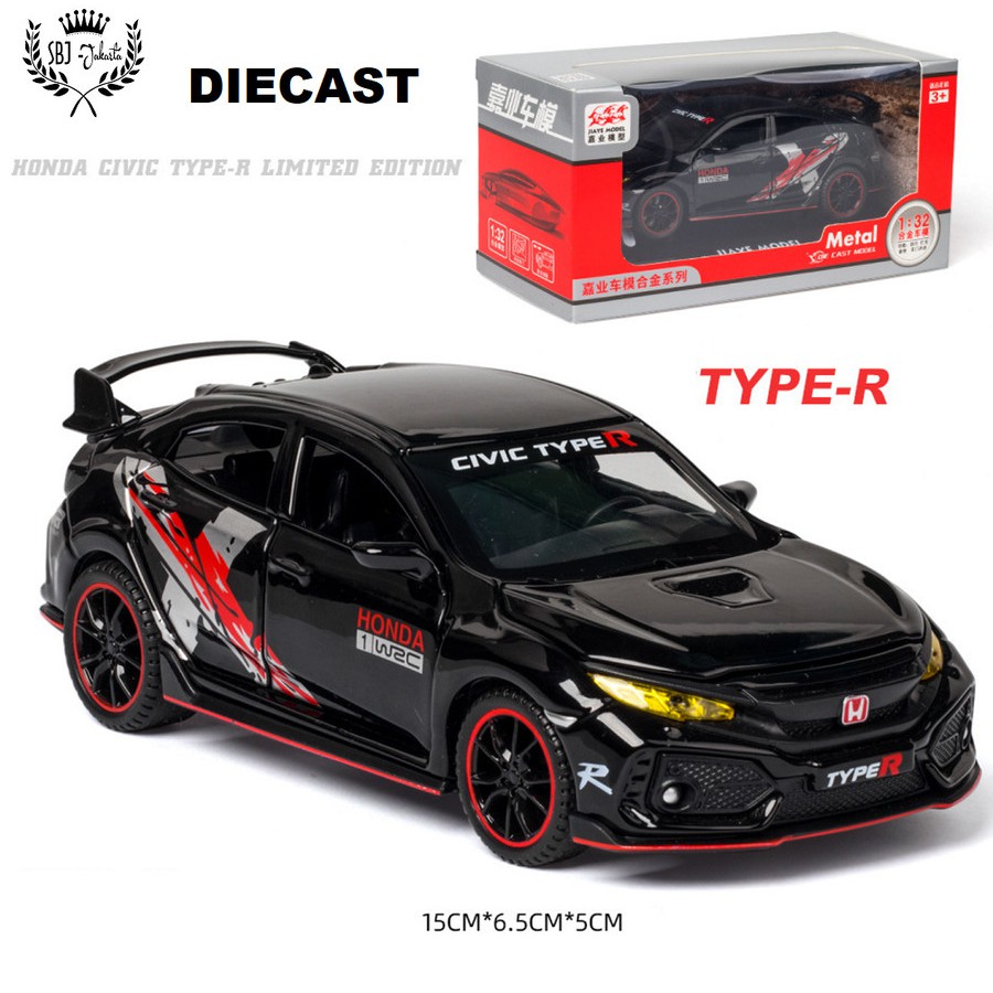 Jual DIECAST MINIATUR MOBIL HONDA TYPE R LIMITED EDITION 1:32 METAL ...