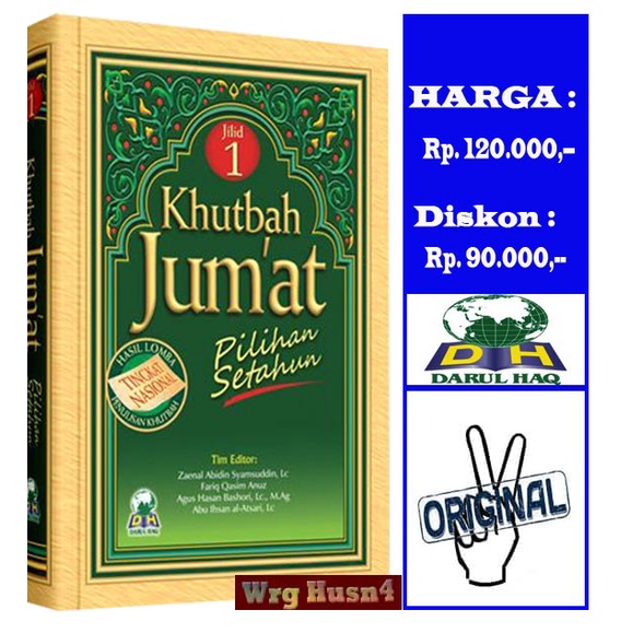 Jual Buku Khutbah Jumat Pilihan Setahun Per Jilid Shopee Indonesia