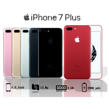 Jual COD IPHONE 7 PLUS 256GB/128GB/32GB SECOND 100% ORIGINAL FULLSET