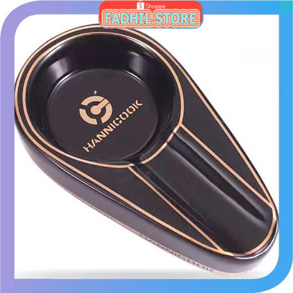 Jual HANNICOOK Asbak Rokok Cerutu Keramik Cigarette Ashtray - P100-H ...