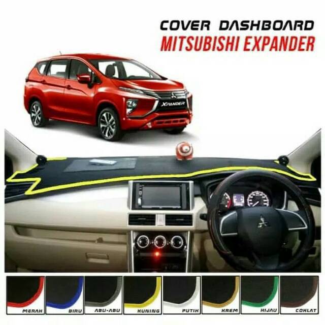 Auto Dashboard Cover Matten Vermijd Licht Pads Voor Mitsubishi ASX 2012-2015 2016 2017 2018 2019 2020 Uv Case Tapijten Accessoires Zonnescherm Instrument (Color : Black Side