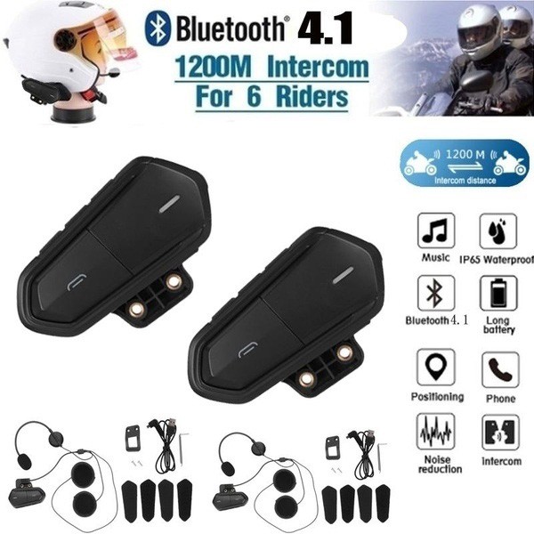 Jual ORIGINAL 2.4GHz Motorcycle Helmet Stereo Wireless Bluetooth B35