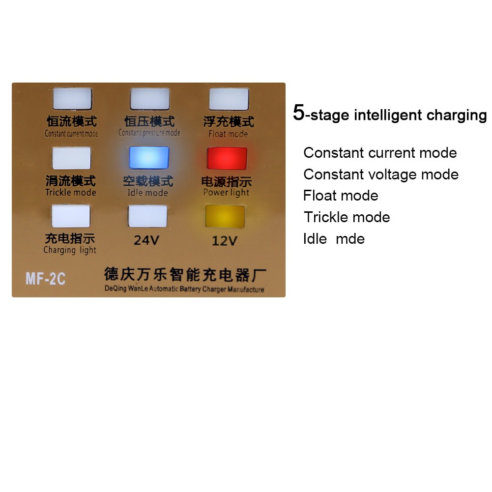 Jual Monfara Charger Aki Mobil Lead Acid Smart Battery Charger 12V/24V ...