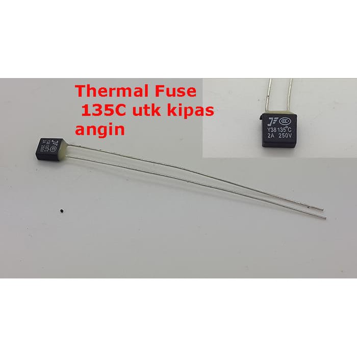 Jual Thermal Fuse Kotak 135 C ( untuk kipas angin ) | Shopee Indonesia