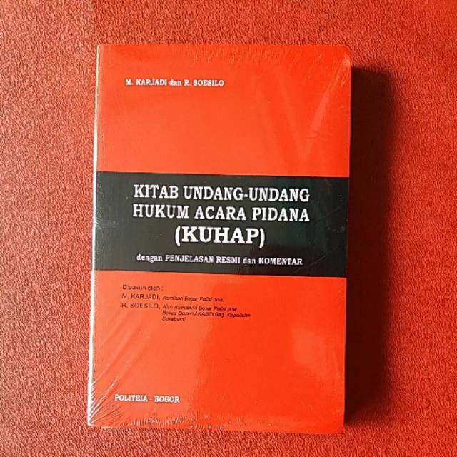 Jual KITAB UNDANG UNDANG HUKUM ACARA PIDANA (KUHAP) | Shopee Indonesia