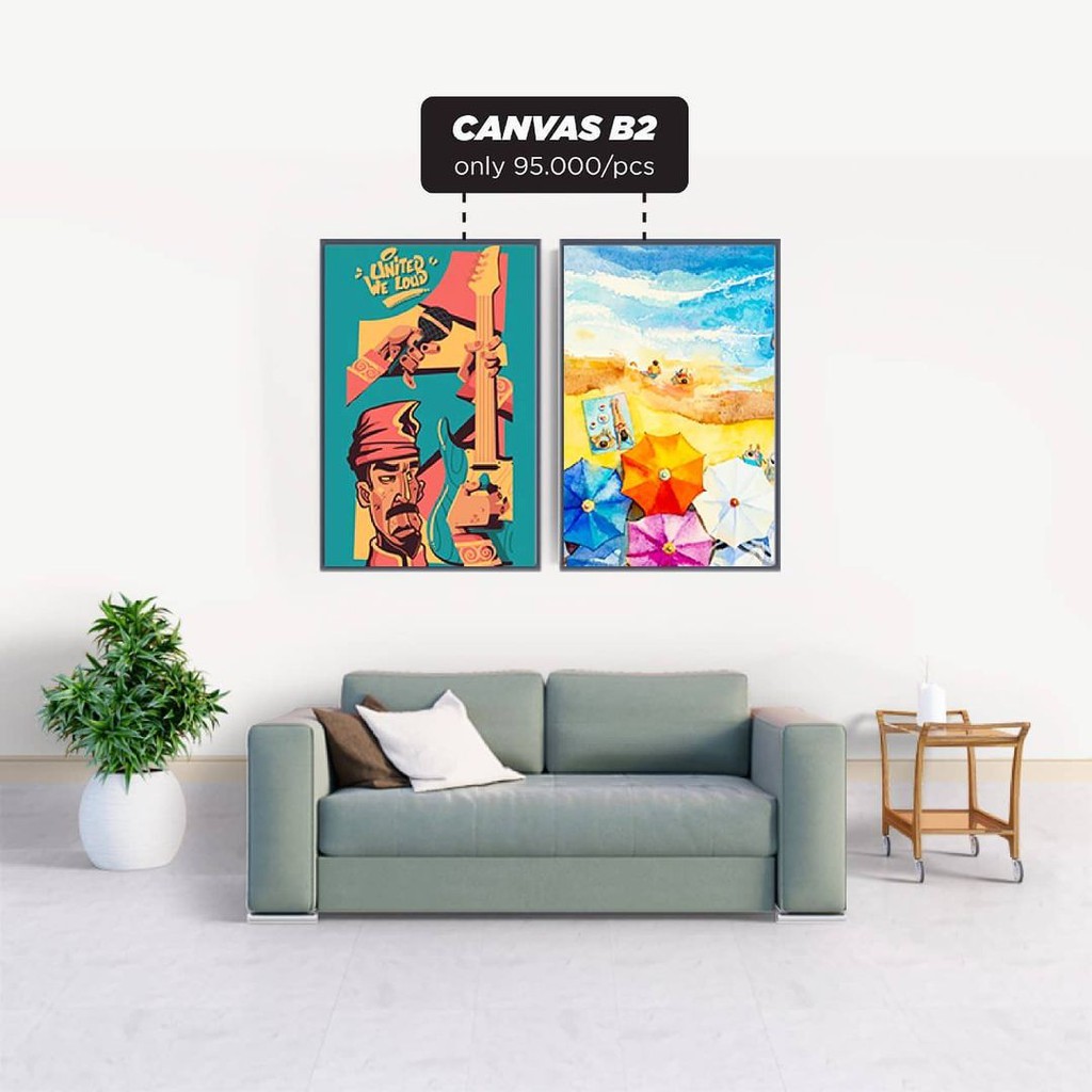 Jual CETAK POSTER CANVAS (50X70CM) | Shopee Indonesia