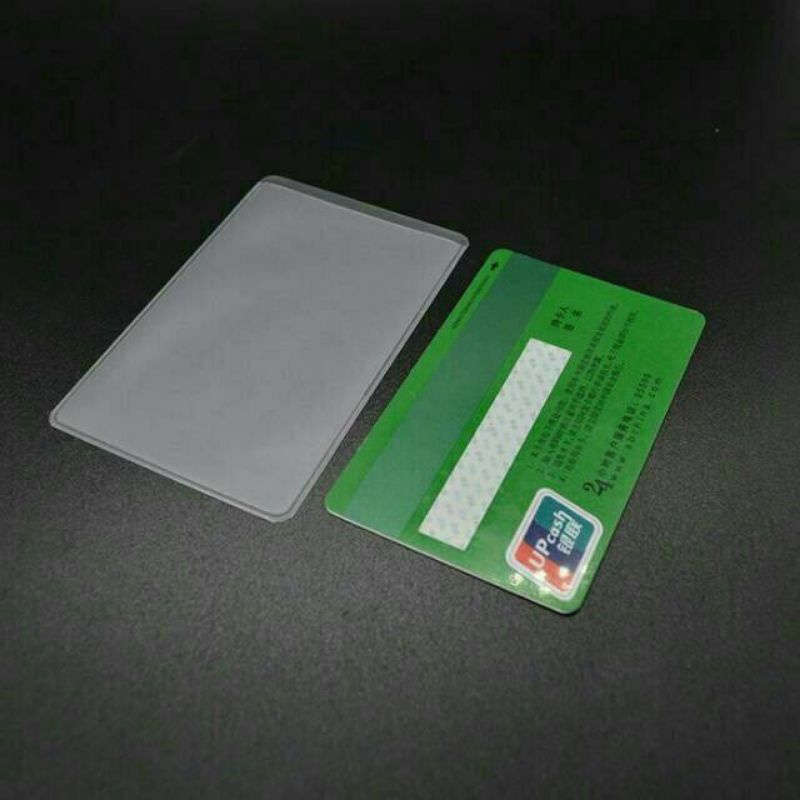 Jual Cover Sampul Bening KTP Kartu Name Tag E-Toll eMoney ATM KTP SIM ...