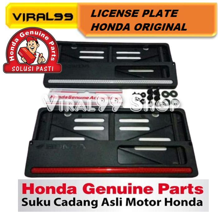 Jual Tempat Plat Nomor Motor Honda Original Cover Plat Nomor Motor Honda Shopee Indonesia