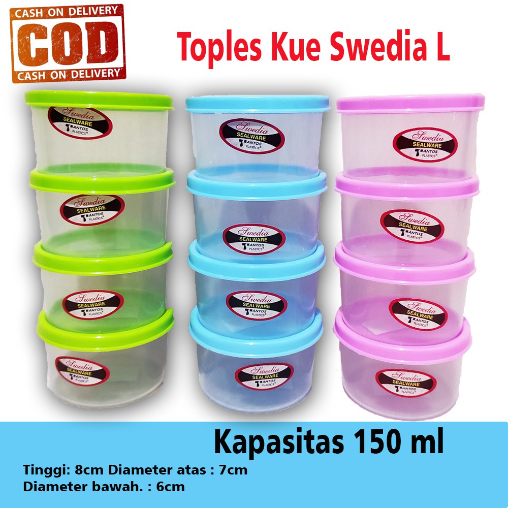 Jual Toples Kecil Plastik Ml Ml Ml Toples Sambal Toples Mini