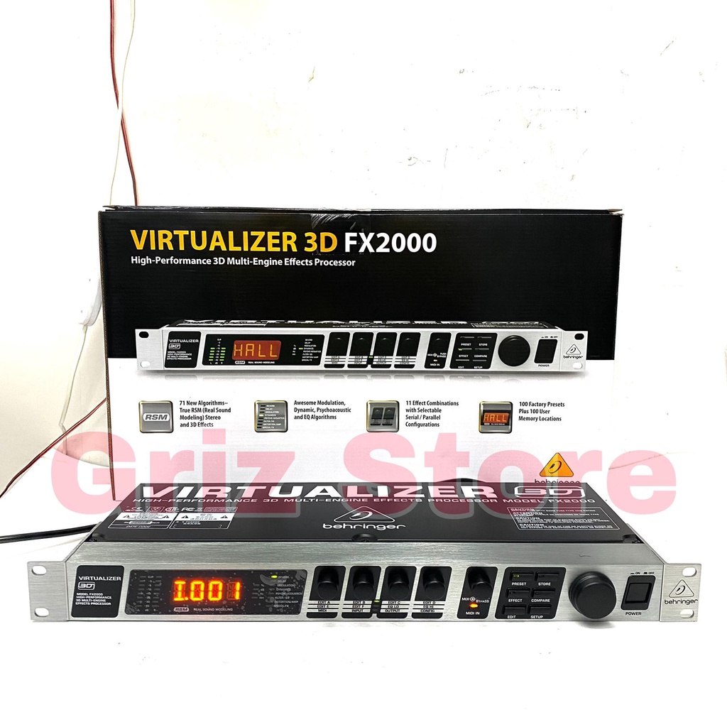 Jual BEHRINGER ORI VIRTUALIZER 3D FX2000 / FX 2000 ORIGINAL Shopee