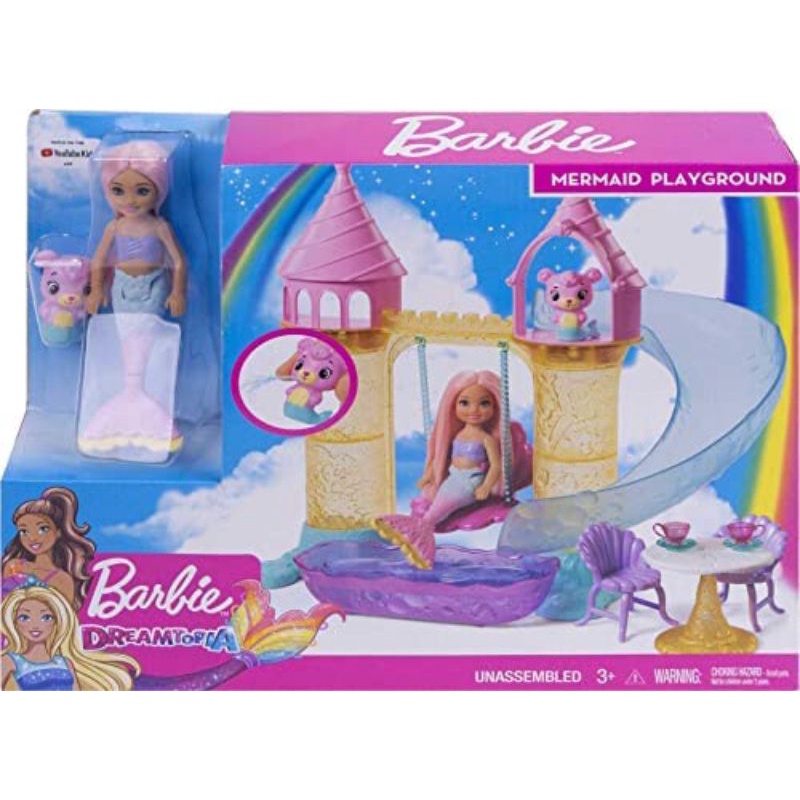 Jual Barbie Chelsea Mermaid Playground Playset | Shopee Indonesia