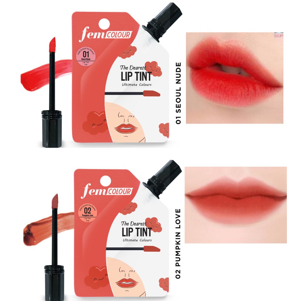 Jual FEM COLOUR The Dearest Lip Tint | Shopee Indonesia