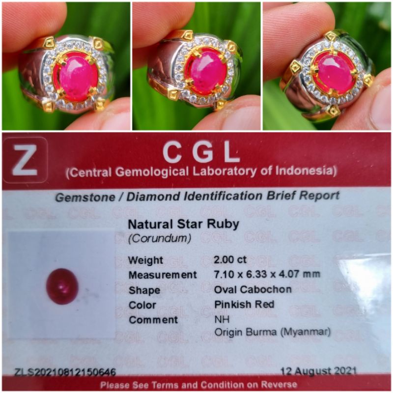 Jual Natural Ruby Burma Myanmar No Heat Memo Crt Shopee Indonesia