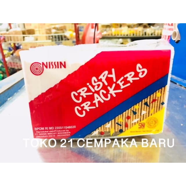 Jual Nissin Crispy Crackers Original 225 gram Krakers Wafer Biskuit