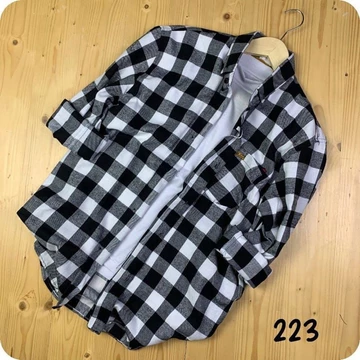 Kemeja Flanel Pria Lengan Panjang Motif Kotak Kuwalitas Premium