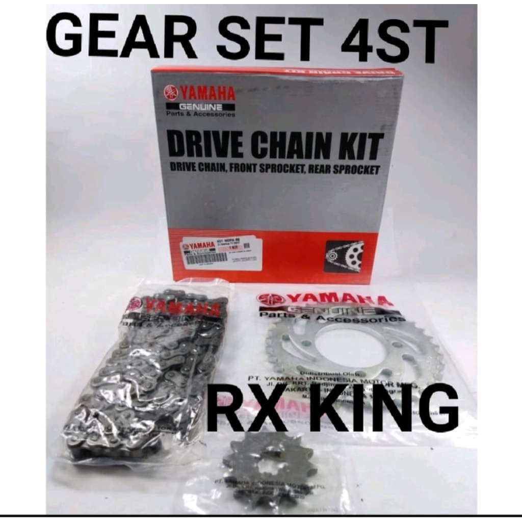 Jual Gear Set Rantai Full Set Yamaha Kualitas Asli Original Yamaha Rx