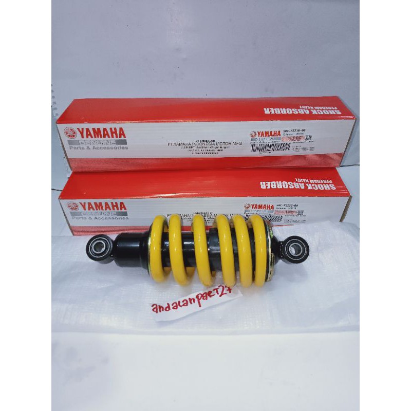 Jual shockbreaker (2PV/50C) kuning belakang MX king 150/PNP Jupiter MX