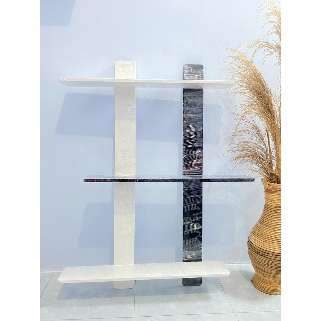 Jual Rak Dinding Hias (2 Tiang 3 Ambalan) | Shopee Indonesia
