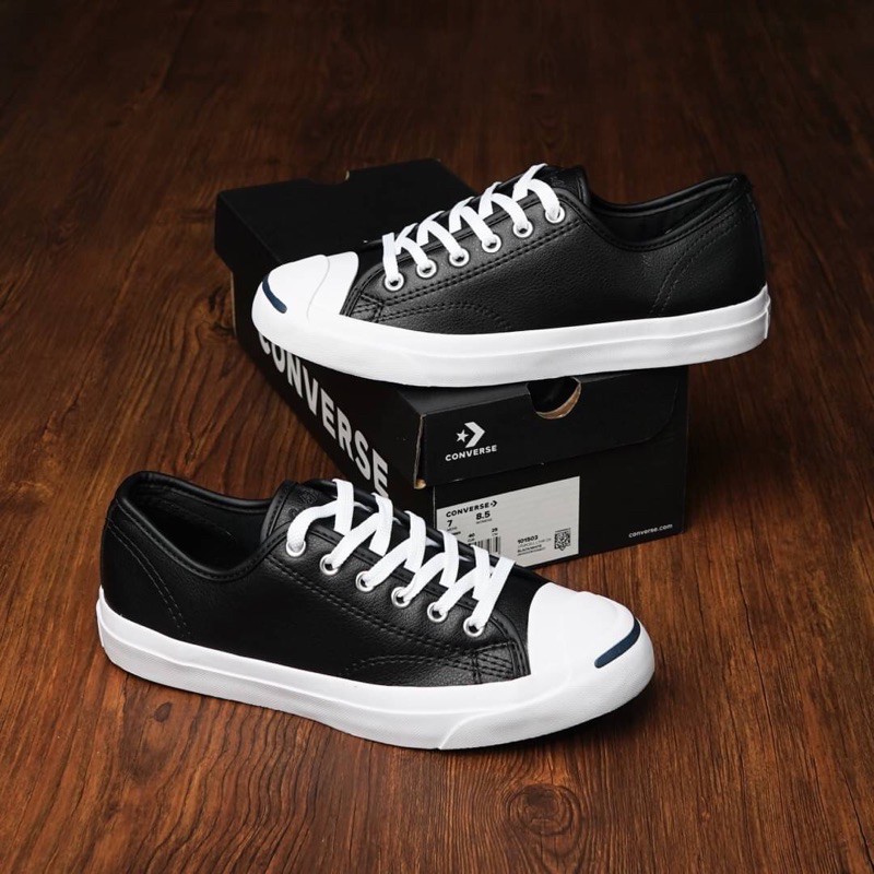 Jual Converse Jack Purcell Black Leather 1 1 BNIP Shopee Indonesia