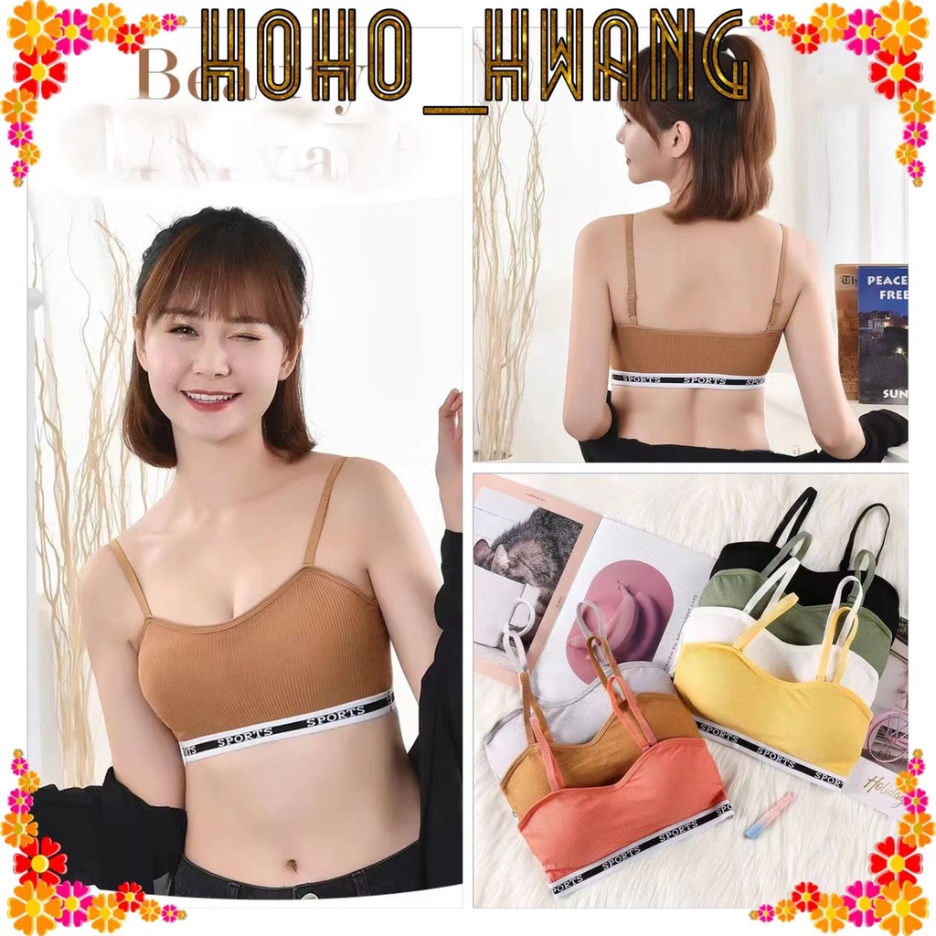 Jual Hoho Hwang B Bh Bra Wanita Tanpa Kawat Pakaian Dalam Bralette Push Up Elastis Sexy