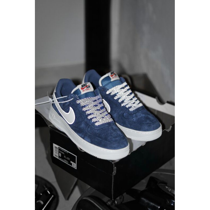 Nike air force 1 suede navy best sale