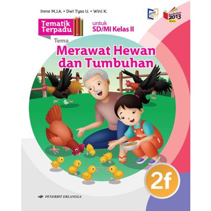 Jual BUKU TEMATIK TERPADU KELAS 2 SD JILID 2F KURIKULUM 2013 REVISI ...