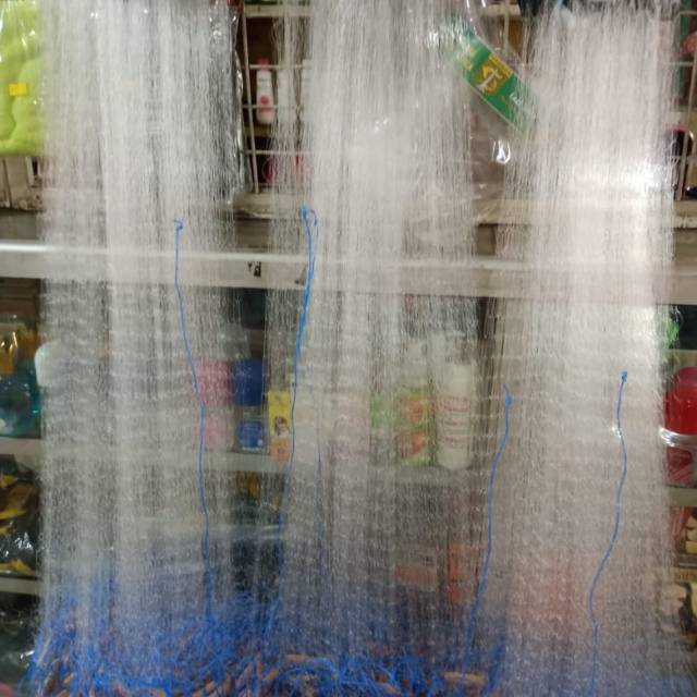 Jual Jaring ikan siap pakai panjang 25m 1 jari, 2 jari, 3jari dan 4 ...