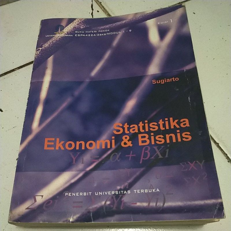 Jual ORIGINAL STATISTIKA EKONOMI DAN BISNIS OLEH SUGIARTO | Shopee ...