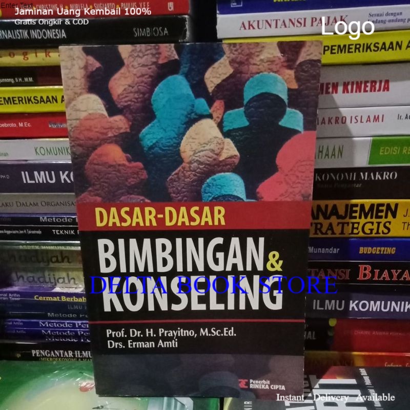 Jual Dasar - Dasar Bimbingan & Dan Konseling By H. Prayitno | Shopee ...