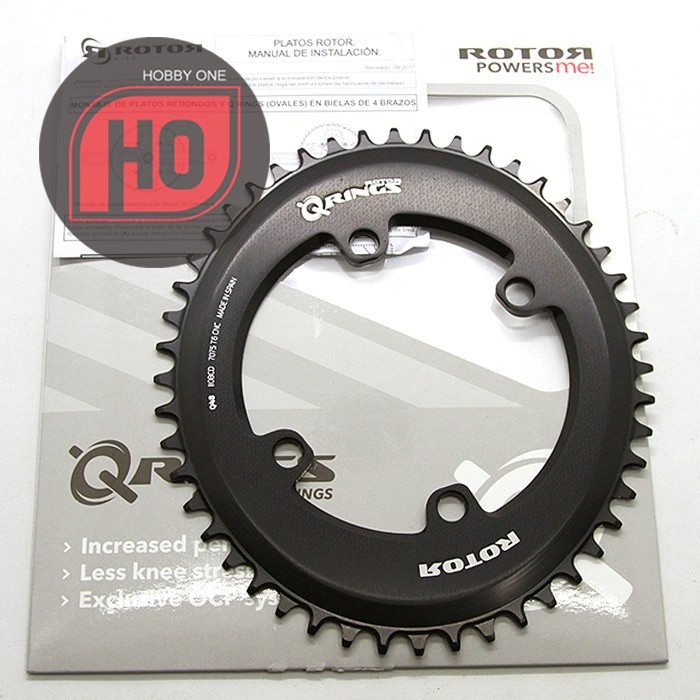 Jual ROTOR QRINGS 48T BCD110x4 Oval Single Chainring | Shopee