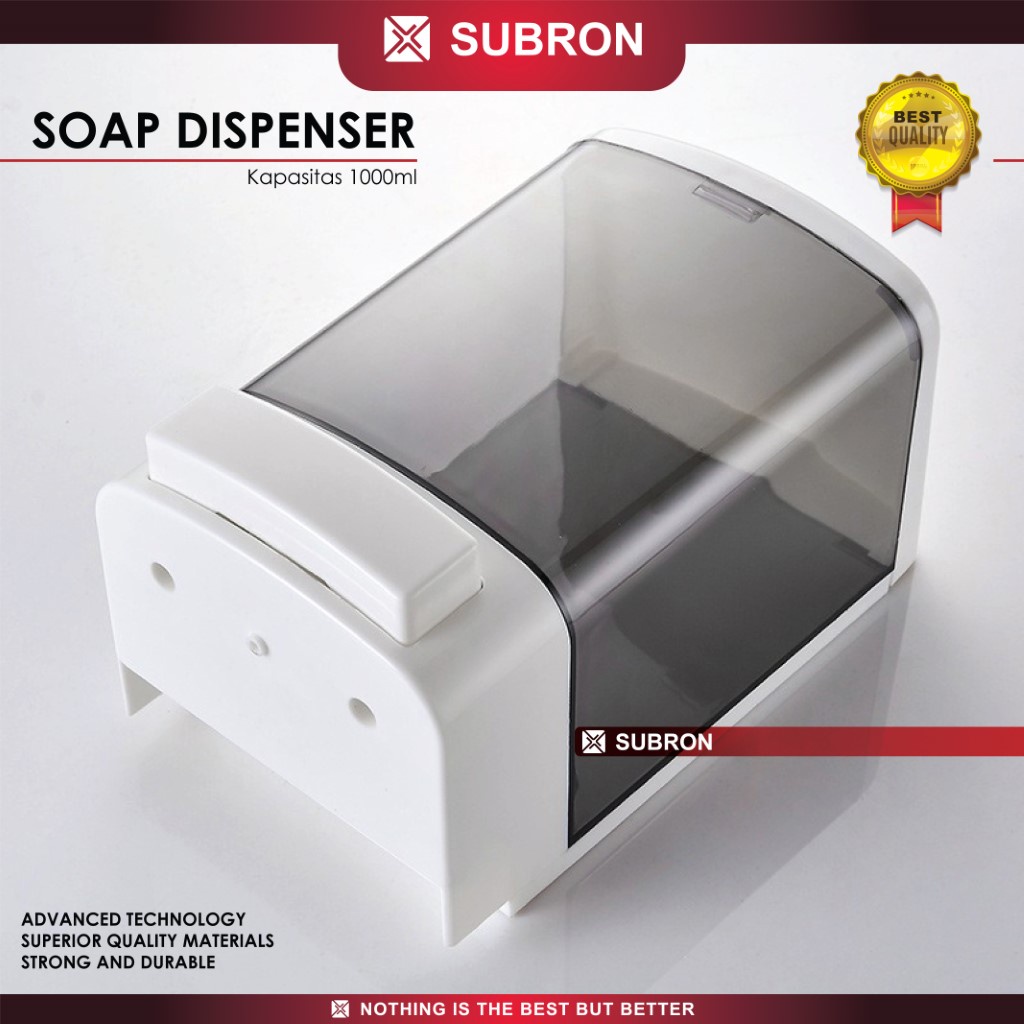 Jual SUBRON Soap Dispenser Besar 1000ml Wadah Tempat Sabun Cair Shampo ...