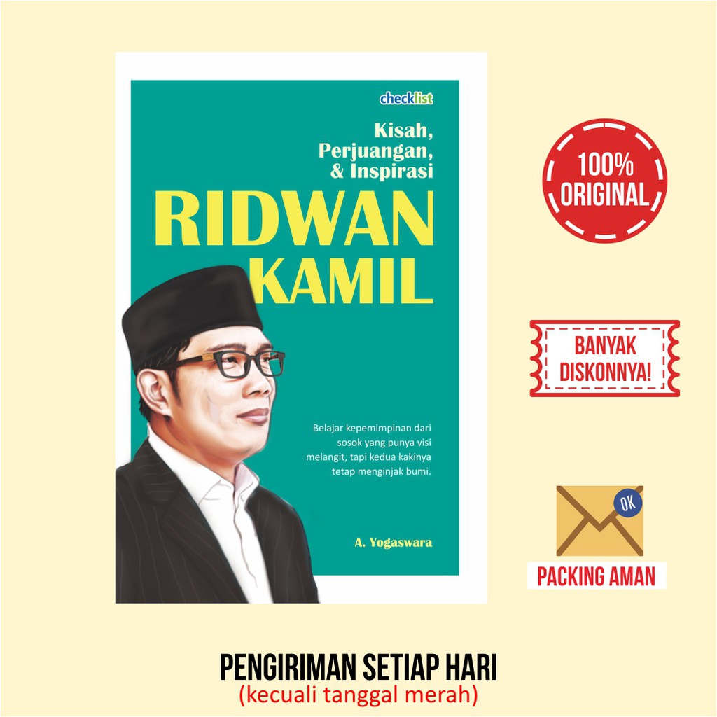 Jual Buku Motivasi Biografi Kisah Perjuangan And Inspirasi Ridwan Kamil Shopee Indonesia 3658