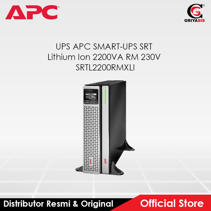 Jual Ups Apc Smart Ups Srt Lithium Ion 2200va Rm 230v Srtl2200rmxli 6382