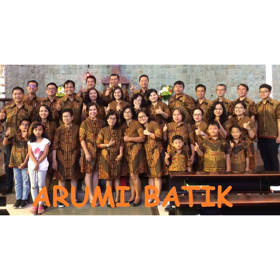 Jual Seragam Batik Paduan Suara Koor Komunitas Vocal Group Choir Formal Panitia Natal Usher 