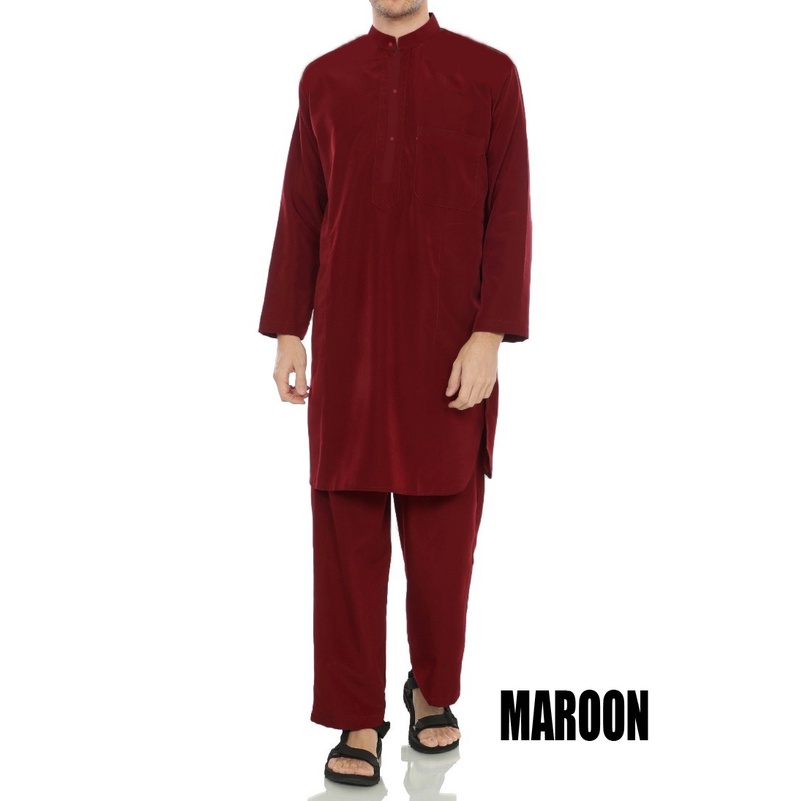 Jual Setelan kurta pakistan polos pria muslim - Setelan gamis pria