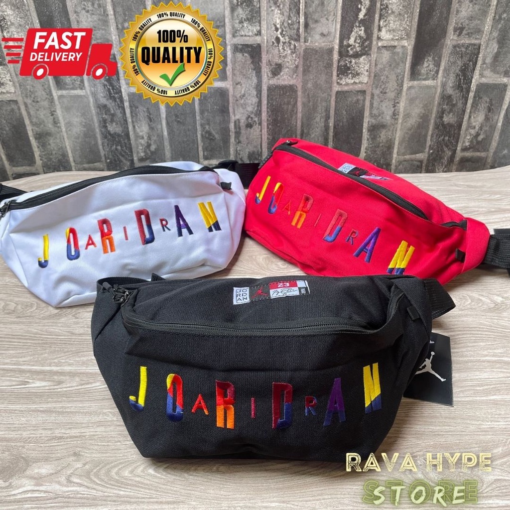 Air jordan discount rainbow waist bag