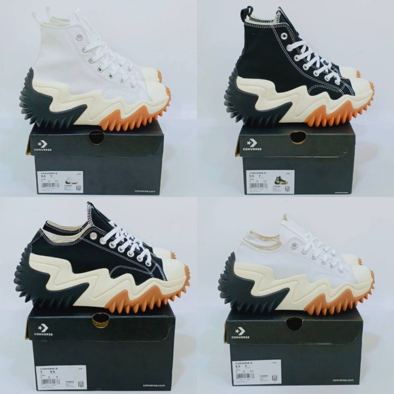 Jual Converse Chuck Taylor Run Star Motion Platfrom High White High ...