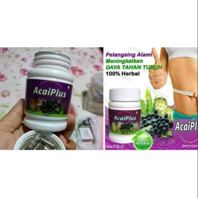 Jual Acaiplus Pelangsing Herbal Dan Memelihara Daya Tahan Tubuh