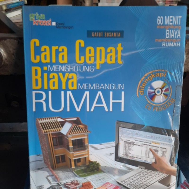 Jual Cara Cepat Menghitung Biaya Membangun Rumah Plus Cd Shopee