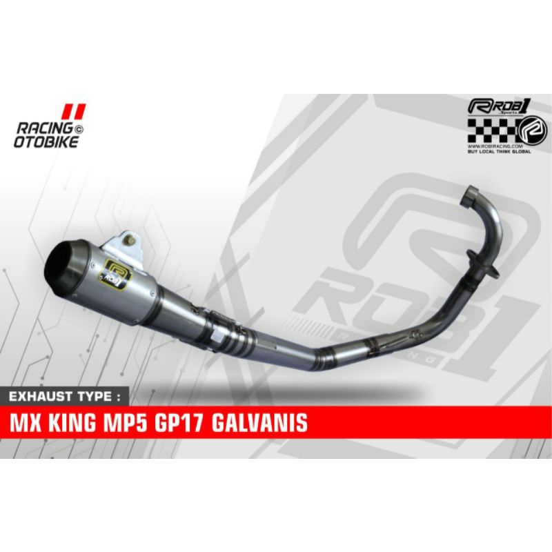 Jual Knalpot Rob1 Original Mx King GP17 Galvanis Original Racing Jogja ...