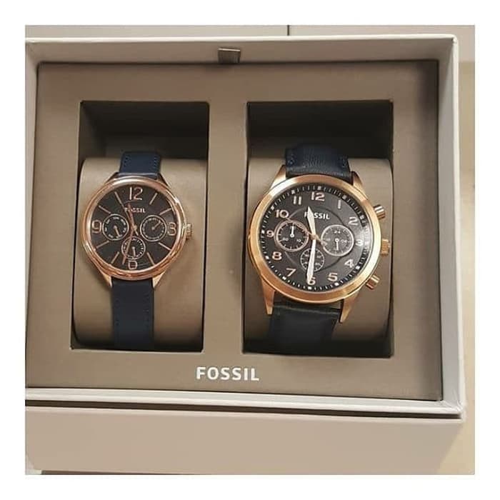 Jam tangan sale couple fossil